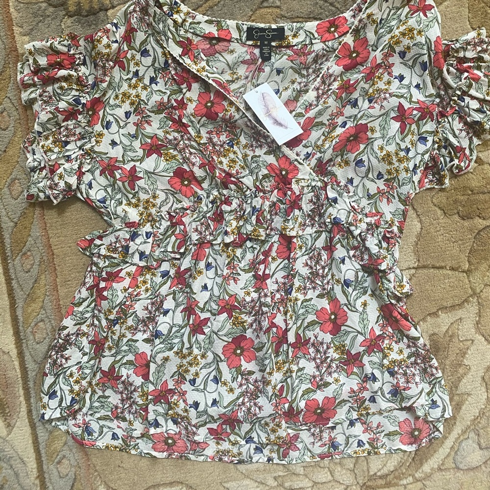 Floral print top
